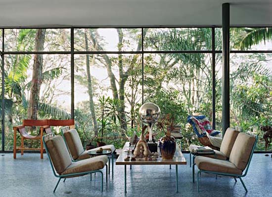 Lina Bo Bardi, Salão da Casa de Vidro, São Paulo